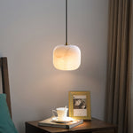 Load image into Gallery viewer, Alabaster Bedside Pendant Light