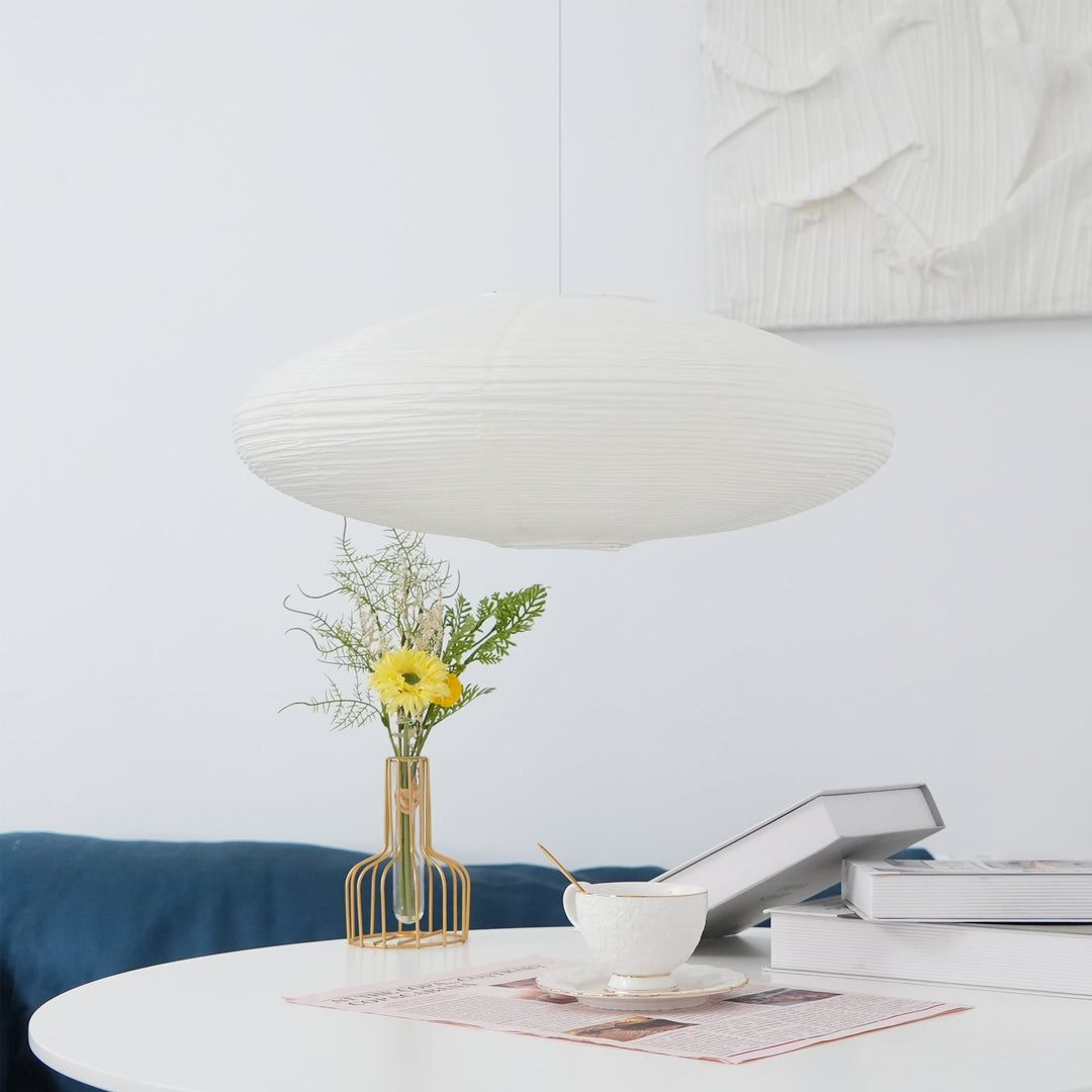 Mulberry Paper Plug-In Pendant Light
