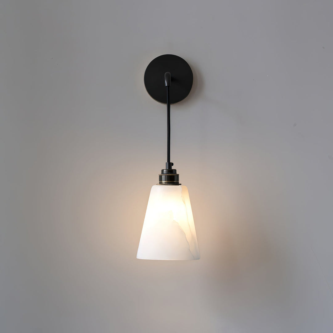 Droplet Alabaster Wandleuchte