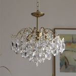 Load image into Gallery viewer, Vintage Sumptuous Teardrop Crystal Chandelier
