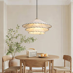 Load image into Gallery viewer, White Fabric And Metal Plug-In Pendant