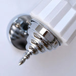 Bild in Gallery-Viewer laden, Chrome shade holder and wall arm detail