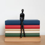Cargar imagen en el visor de la Galería, Escultura Geométrica de Perro Floxo Decoración Moderna - Arte Minimalista de Hierro para Escritorio