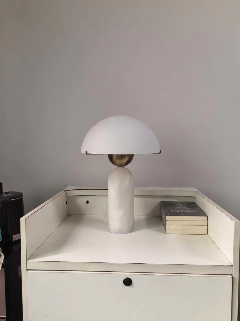 Lámpara de Mesa Peono de Alabastro