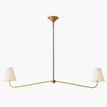 Charger l'image dans la visionneuse de galerie, Fibura Modern Fabric or Pleated Shade Chandelier for Traditional Dining Room