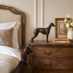 Load image into Gallery viewer, scene bedside table greyhound decor