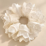 Load image into Gallery viewer, Vintage Lace Lamp Shade Covers with Bows, Pearls &amp; Floral Details