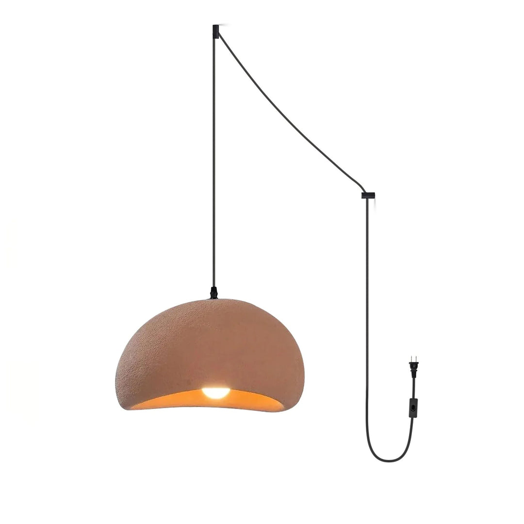 Sculptural Polystyrene Ceiling Pendant Light