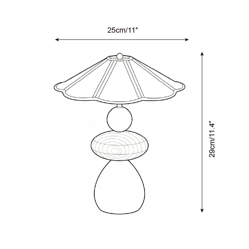 Lámpara de mesa enchufable Equinox