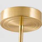 Bild in Gallery-Viewer laden, Detail: brass ceiling plate and downrod