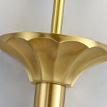 Load image into Gallery viewer, Floral-inspired brass cup detail
