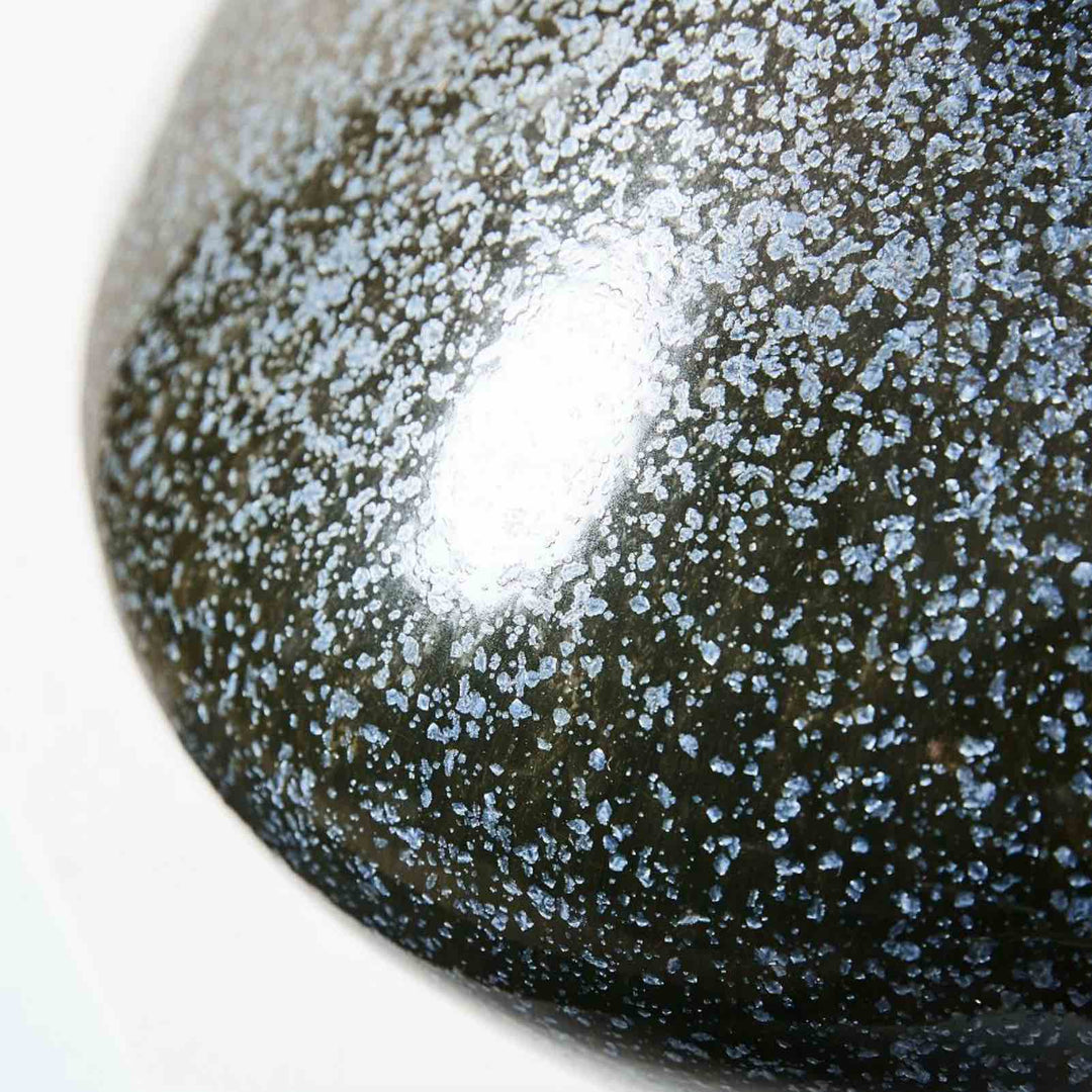 Lumo Asymmetrische Keramikform - Moderne Ambient-Tischlampe für das Wohnzimmer