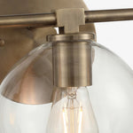 Charger l'image dans la visionneuse de galerie, Auruca Globe Wall Light Bellflower Inspired Shape - Minimalist Metal Glass Sconce for Living Room