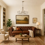 Cargar imagen en el visor de la Galería, Silver Crystal Branch Chandelier