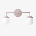 Charger l&#39;image dans la visionneuse de galerie, Opalume Glass Double Vanity Light - Vintage Style Bathroom Double Wall Lighting
