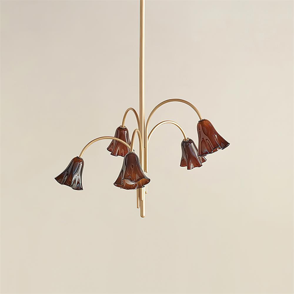 Bellina Modern Blooming Flower Chandelier – Soft Ambient Lighting for Contemporary Spaces