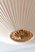 Cargar imagen en el visor de la Galería, Lámpara de techo de tela moderna Elumina Silk Semi-Flush Mount
