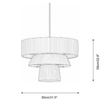 Load image into Gallery viewer, Serapha Tier Pendant Lamp