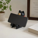 Cargar imagen en el visor de la Galería, Wooden animal phone stand scene view