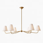 Charger l'image dans la visionneuse de galerie, Fibura Modern Fabric or Pleated Shade Chandelier for Traditional Dining Room
