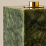 Bild in Gallery-Viewer laden, Natural Green Jade Stone Wall Sconce