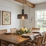 Bild in Gallery-Viewer laden, Perforated Iron Plug-In Pendant Light