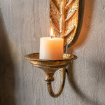 Cargar imagen en el visor de la Galería, Vintage Leaf Wall Candle Sconce