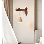 Bild in Gallery-Viewer laden, Tia Travertin Schwenkarm Steckdosenleuchte