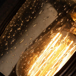 Load image into Gallery viewer, Vintage Rain Glass Outdoor Wall Sconce