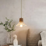 Bild in Gallery-Viewer laden, Nordische Hanfseil Glas Pendelleuchte