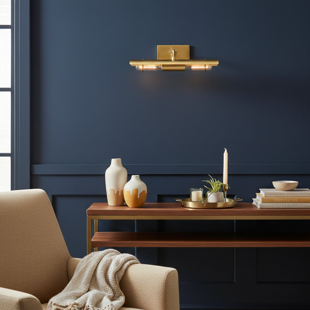 Aurix Minimalistische Eisen-Wandlampe – Elegante wandmontierte Beleuchtung zur Aufwertung jeder Innenraumgestaltung