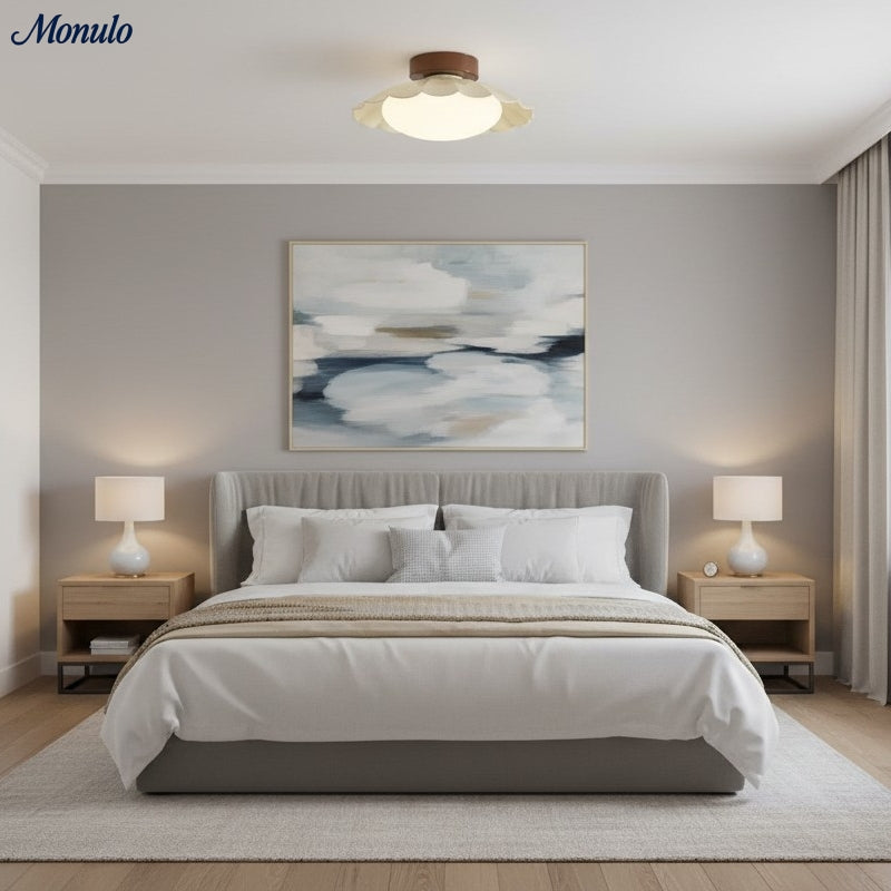 Plafonnier Nuage en Forme d'Éventail Oribela - Design Métallique Moderne et Minimaliste pour Salons et Chambres