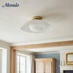 Cargar imagen en el visor de la Galería, Lámpara de techo minimalista Elorina Clean-Line Contemporary — Iluminación de techo para pasillos y entradas