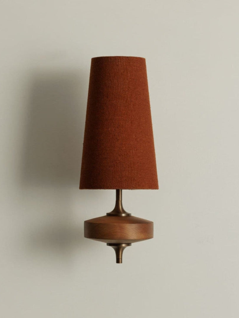 Retro Fabric Shade Wall Sconce – Classic Fabric Lighting For Bedroom