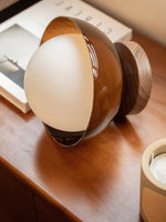 Load image into Gallery viewer, Sunset Ceiling Light – Vintage Walnut Design For Hallway or Entryway - AFTERGLOW A1

