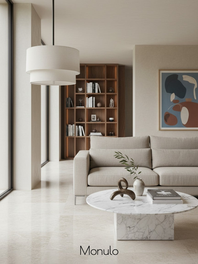 Double Fabric Drum Pendant Lamp