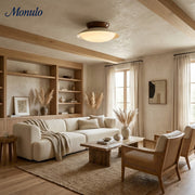 Lampe Plafonnier Dôme Moderne Oribela – Lumière LED Douce pour Salle de Bain et Espace de Vie