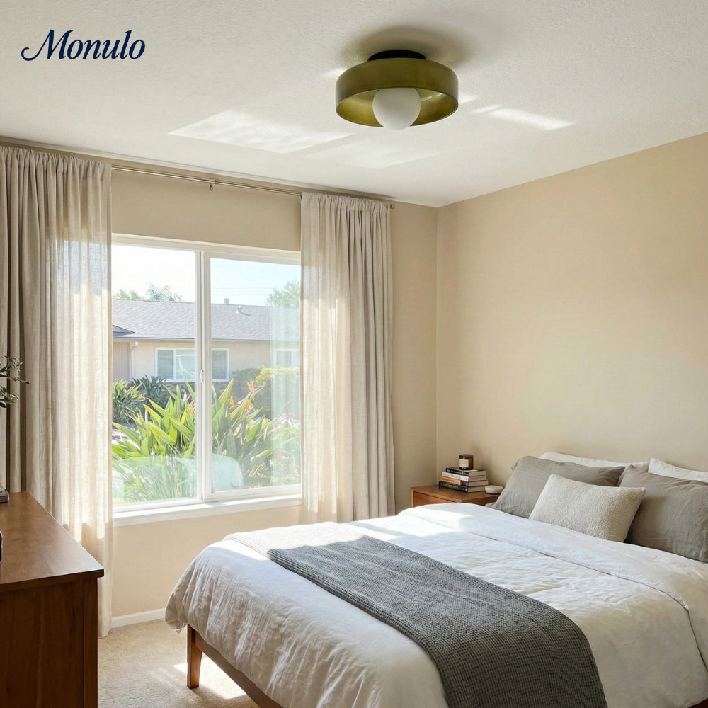 Lámpara de Pared y Techo Verdoma Morandic Disc Orb para Interiores Modernos