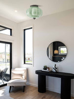 Load image into Gallery viewer, Retro Milk Semi Flush Mount Eloise Ceiling Light
