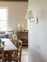 Load image into Gallery viewer, Fibura Fabric Wall Sconce – Elegant Wall Sconce for Bedroom and Hallaway Vintage Style
