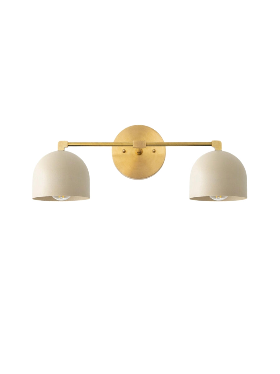 Metio Dome Vanity Wall Light – Mid-Century Fixture for Bathroom