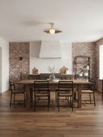 Load image into Gallery viewer, Forvara Farmhouse Metal Ceiling Light - Industrial Round Disc Design
