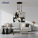 Load image into Gallery viewer, Talvior Multi-Finish Faceted 3-Lights Chandelier – Ideal for Living Room or Boutique Commercial Spaces