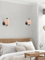 Load image into Gallery viewer, Vintage Milk Glass Sconce Bedside Hallway Eloise Wall Sconce
