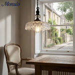 Load image into Gallery viewer, Verdoma Bloom Glass Hanging Light - Vintage Pendant for Kitchen Island U01