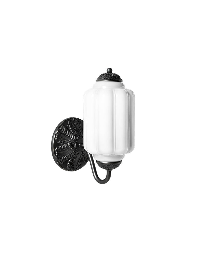 Vintage Milk Glass Sconce Bedside Hallway Eloise Wall Sconce