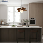 Charger l'image dans la visionneuse de galerie, Lustre Orrise à pétales en étages - Métal moderne et tissu pour salons et salles à manger