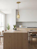 Load image into Gallery viewer, Galvia Single Metal Pendant Light – Elegant Bronze Over White Glass
