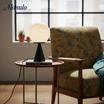 Load image into Gallery viewer, Ulvara Designer Modern Table Lamp with Glass Globe – Ideal for Home and Hotel