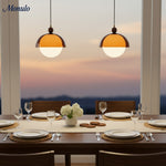 Charger l'image dans la visionneuse de galerie, Lampe suspendue vintage Sunset Afterglow, lampe suspendue décorative d'ambiance pour chambre et coin lecture